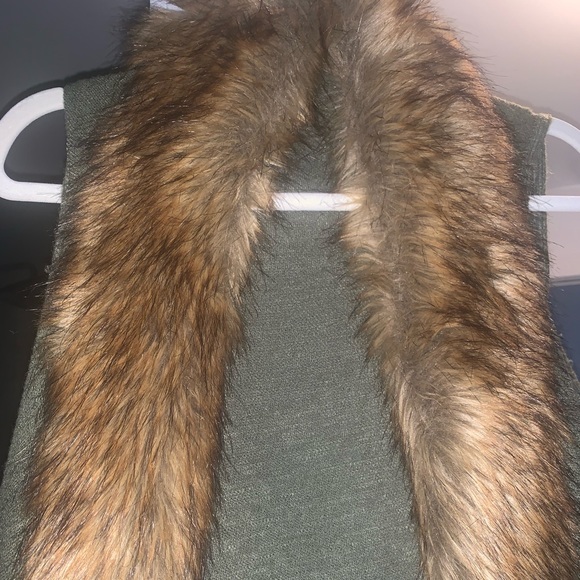 Fur Collared Cardigan - Picture 2 of 3
